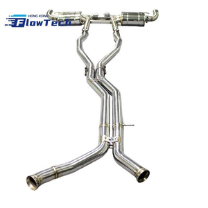 ระบบท่อไอเสีย FlowTech High Performance SS304 Valved Catback สำหรับ Mercedes Benz GLE320 GLE400 W166 3.0T พร้อมท่อไอเสียและหม้อพักเสียง - Product Image 4