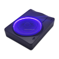 Subwoofer fin de 10 pouces pour voiture, stéréo, 120W RMS, basses puissantes, crête de 1000W, subwoofer actif sous le siège