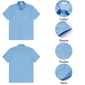 学校シャツナイジェリアスクールウェア男の子と女の子のための学校制服デザインカスタムロゴ - Product Image 4