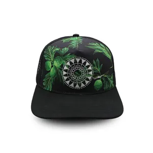 Hats With Custom Logo Low Moq Fashion Print Embroidery Customized Flat Brim Men And Women Sports Mesh Snapback Cap
