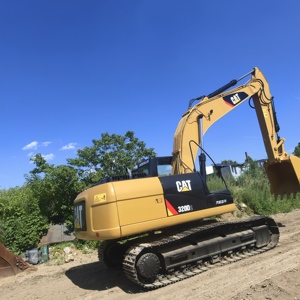 Excavatrice sur chenilles Caterpillar d'occasion 320D 20 tonnes, pelle médiatineuse d'origine, CAT 320B 320C d'occasion haute puissance - Product Image 4