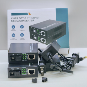 ตัวแปลงสื่อใยแก้วนำแสง Gigabit 10/100/1000Mbps RJ45 โหมดเดี่ยวแบบ Simplex SC ระยะ 3 กม. ตัวส่งและตัวรับสัญญาณแสง - Product Image 3