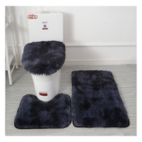 Tapis de salle de bain sur mesure en promotion, tapis épais à poils longs, moquette décorative moelleuse pour porte de salle de bain