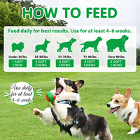 Oimmal Pet Health Care 30 Soft Chews, friandises digestives prébiotiques, soutien de la santé immunitaire intestinale, complément probiotique pour chiens