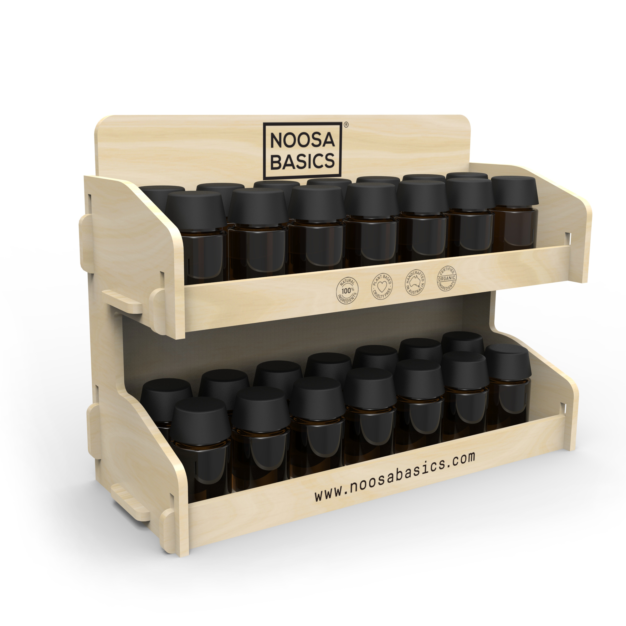 Dismountable Wooden Hand Cream Display Stand