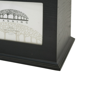 Cornice Portafoto da Scrivania in Legno Nero Fatta a Mano, Ecologica, Rustica, Decorativa, con Album Estraibili, Fornitura Diretta dalla Fabbrica - Product Image 3