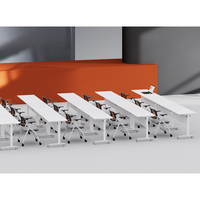 Table de formation pliable personnalisée en usine moderne conception extensible pour le bureau utilisation de la salle de réunion et de formation scolaire