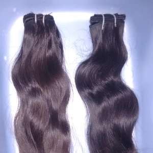 Tejido de pelo crudo de buena calidad sin desprendimiento de la India. 100% textura natural sin procesar de buena calidad ondulado suave - Product Image 1