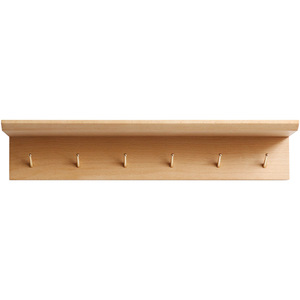 Solid Wood <b>Wall</b> Mounted Storage <b>Rack</b> Nordic Style Entryway <b>Coat</b> Hat Organizer Rectangle Multipurpose <b>Wall</b> Hook - Product Image 5
