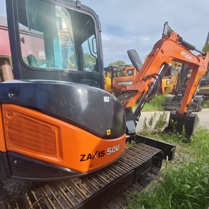 Mini-excavatrice hydraulique Hitachi ZX50U à prix abordable, qualité supérieure, excavatrice à queue courte pour chantier de construction étroit - Product Image 3