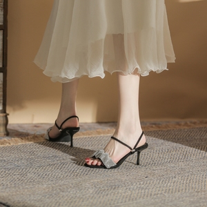 Sexy Bow Detail PU Lining Mid <b>Heel</b> Wedding Shoes for Women with Stiletto <b>Heel</b> Breathable Anti-Slip Comfort Design - Product Image 2