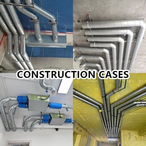 Conduit d'aération en spirale métallique galvanisé de haute qualité pour les systèmes HRV, MVHR et FTX - Product Image 6