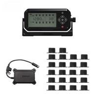 Système d'alarme TPMS interne à 14 roues, capteur PasteType, pour remorque de camion, système de surveillance de la pression des pneus