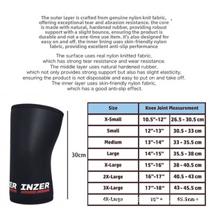 <span class=keywords><strong>Rodilleras</strong></span> Profesionales de Neopreno <span class=keywords><strong>INZER</strong></span> INZE PRO Importadas de EE. UU. para Levantamiento de Pesas, Fitness y Sentadillas (IPF) - Product Image 3