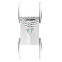 Repetidor WiFi Gigabit LAN de 1800Mbps, Doble Banda 2.4G 5.8G, Extensor de Red Inalámbrica con 4 Antenas Externas