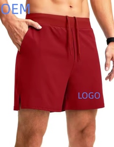 Pantalones Cortos Deportivos Transpirables de Cintura Media para Hombre, para Verano, Casuales, para Correr al Aire Libre, Entrenamiento, Fitness, con Bolsillos, Diseño Sólido - Product Image 1