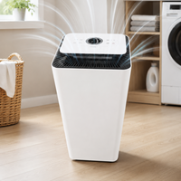 Déshumidificateur électrique portable 20L avec écran tactile, déshumidificateurs d'air R290A pour usage commercial et domestique, pour chambre à coucher