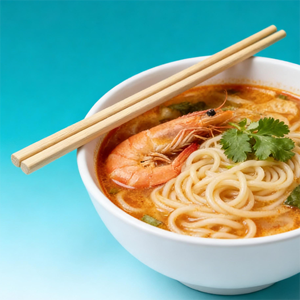 Baguettes à nouilles en bambou écologique, naturel, sans bavures, 24 cm, anti-brûlure, spécial restaurant, personnalisables pour événements - Product Image 2