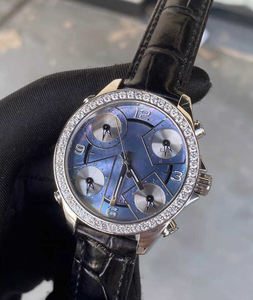 Reloj Clásico JC Five-Time Zone para Hombre, Reloj de Cuarzo Multifuncional con Esfera Grande - Product Image 6