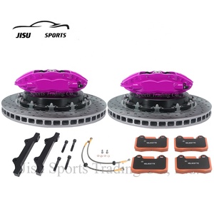 Personnalisé 4 Pot 17 Pouces Roue Auto Gros Étriers De Frein <span class=keywords><strong>Kit</strong></span> Modifié <span class=keywords><strong>Kit</strong></span> pour Toyota LC200 LC300 <span class=keywords><strong>RAV4</strong></span> Avalon Prado - Product Image 1