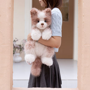 Mochilas de Peluche Suave con Diseño de Perro Border <span class=keywords><strong>Collie</strong></span> de DUPAN, Gran Capacidad, Portátiles, para Aliviar el Estrés, para Viajes Diarios - Product Image 5