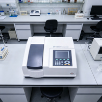 Espectrofotómetro UV/Vis de Alta Estabilidad con Soporte Fijo de 2 Ranuras, Equipo de Prueba Cuantitativa