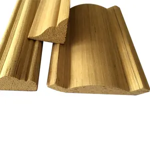 Moldura de base de madera para decoración Interior, embellecedor de madera de la mejor calidad, fabricante