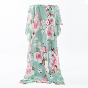 Chất Lượng Cao Breathable Floral In Kỹ Thuật Số Mềm Voan <span class=keywords><strong>Georgette</strong></span> Vải Cho Phụ Nữ Ăn Mặc - Product Image 3