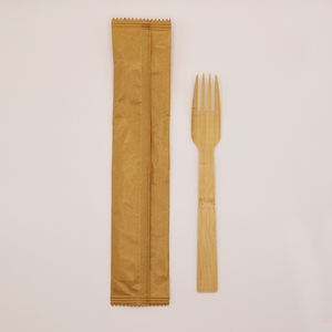 <span class=keywords><strong>Fourchette</strong></span> en bambou de haute qualité sans éclats, design confortable, fabrication soignée, jetable, pour repas rapides et décontractés - Product Image 1
