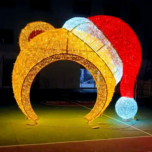 Arche tunnel LED IP65 pour balles de Noël, idéale pour parcs à thème, hôtels, places publiques et décorations de photos de vacances commerciales - Product Image 1