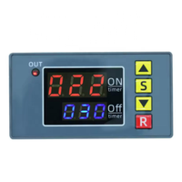 Relais temporisé numérique cyclique T3231 AC110-220V 12/24V avec affichage LED, interrupteur de contrôle de minuterie cyclique