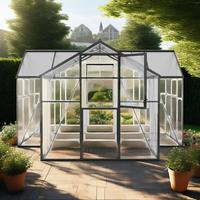 Solarium ou serre en verre confortable en forme de T de luxe fabriqué en Chine, qui peut être utilisé pour la plantation de loisirs et de divertissement