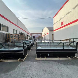 Refroidisseur de vitrine à angle droit refroidi par air avec ventilateur, conçu spécifiquement pour les boucheries à fort volume de vente - Product Image 4