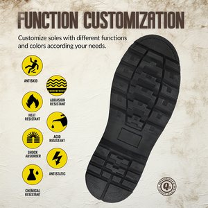 Botas de Seguridad de Cuero Crazy Horse con Suela Goodyear, Impermeables, Antideslizantes, Fabricadas por Fabricantes de Calzado de Seguridad - Product Image 5