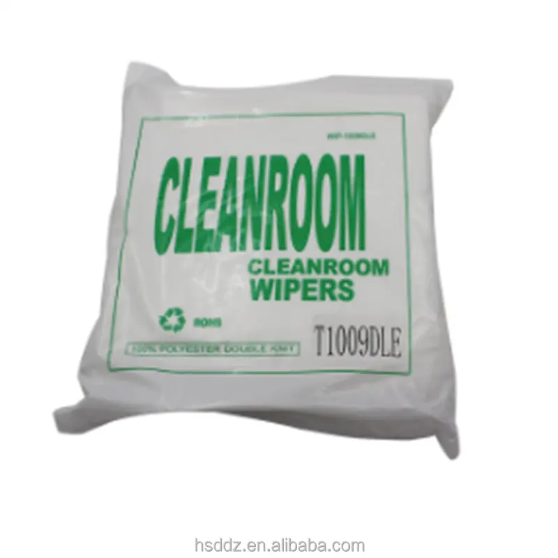 0606 45% Polyester 55% Cellulose High Absorbent Disposable Industrial Lint Free Cloth Clean Room Wipes