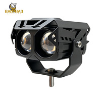 BB2247 Lampe LED pour moto, éclairage stroboscopique blanc et jaune, plus rouge et bleu, large plage de tension 12-80V, pour accessoires moto, vente en gros