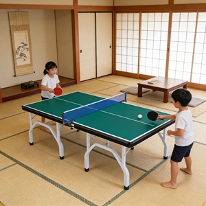 Meilleur prix pour le tennis de <span class=keywords><strong>table</strong></span> interactif, jeu d'intérieur, tennis de <span class=keywords><strong>table</strong></span> d'intérieur et d'extérieur pour les enfants de maternelle, bord arrondi sûr, jeu amusant - Product Image 2