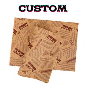 Papel de Envolver para Hamburguesas con Impresión de Logotipo Personalizado, Papel para Envolver Sándwiches Resistente a la Grasa - Product Image 4