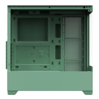 Boîtier d'ordinateur de jeu tendance 2024, fabrication ODM, boîtier PC de couleur mixte tendance, double verre trempé, boîtier d'ordinateur gamer ATX