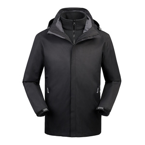 Unisex Three-in-one Breathable Waterproof Warm and Wear Resistant WinterJacket Men Outdoor <strong>Jacket</strong> Soft Clothing Quantity - Product Image 1