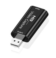 HDTV 4K Input Metal USB 2.0 Video Capture Card 1080P Game Live Streaming Recorder Supports OBS-Recording with for Input