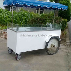 Tricycle de style occidental JX-CR200 pour la vente de hot-dogs/charrette alimentaire/camping-car alimentaire - Product Image 4