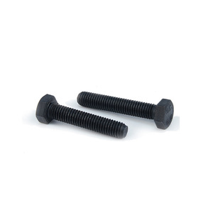 Perno de Cabeza Hexagonal Jiufei M20 M24 M30 Grado 8.8, Óxido Negro, Totalmente Roscado, GBT 5783, Conector de Fijación - Product Image 1