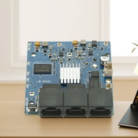 Mini module routeur sans fil 3 ports filaires 2.4G 300Mbps, répéteur Wi-Fi haute puissance, point d'accès, pare-feu, traversant les murs, WDS, large plage de tension