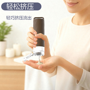 Silicone Travel Toiletries Set 90Ml Portable With Hook Reusable <b>Storage</b> For <b>Bathing</b> Essentials - Product Image 5