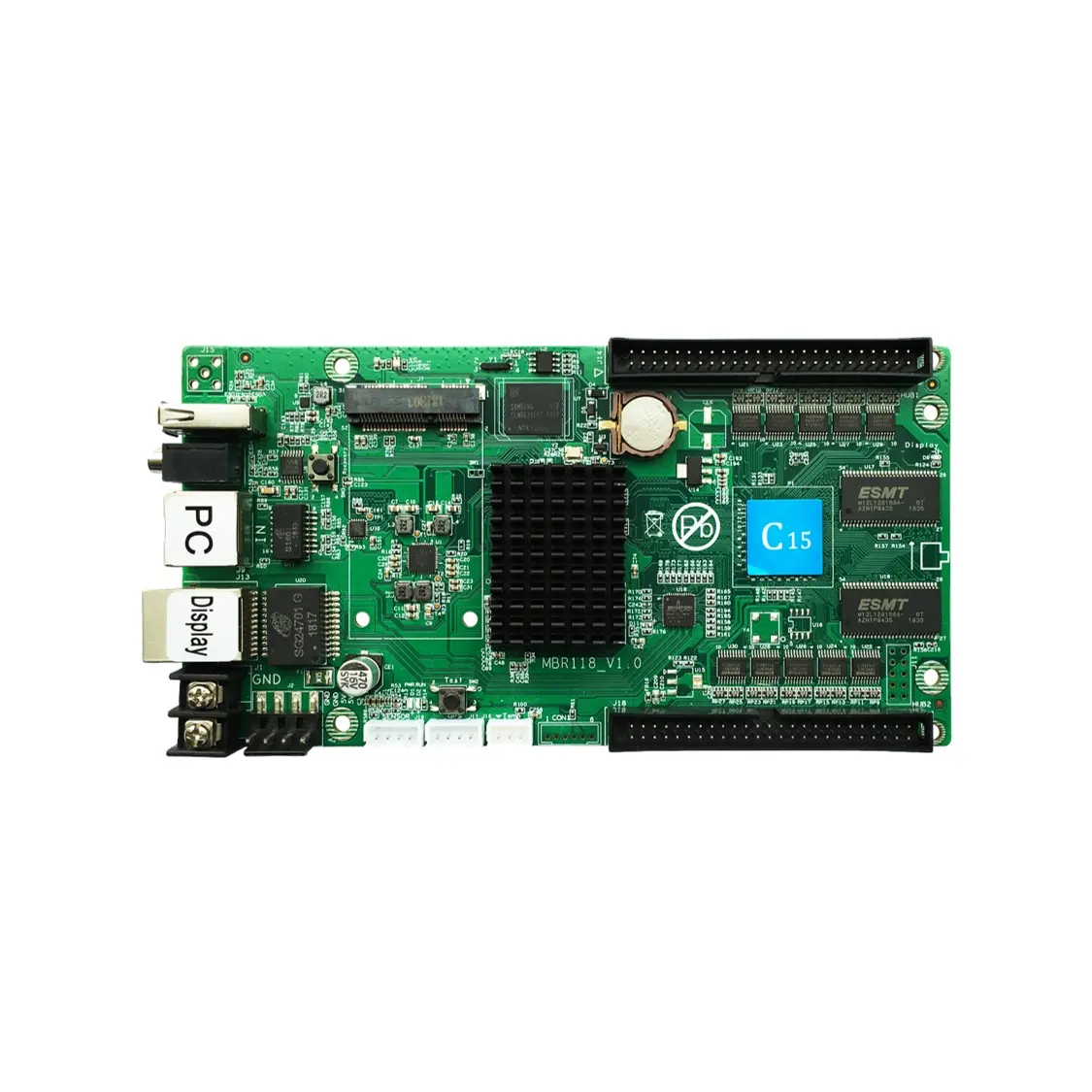 グレースケールHD-C15(C10) フルカラーハイグレーLEDディスプレイコントロールカードネットUは、画像、オーディオ、ビデオなどをサポートします。