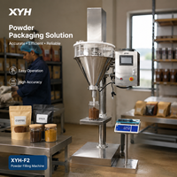 Machine de remplissage semi-automatique de poudre, équipement de dosage quantitatif, remplisseur électrique en acier inoxydable pour l'emballage alimentaire et chimique