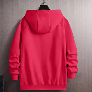 Vente en gros – Sweat à capuche zippé oversize 100 % coton pour homme – Confortable et décontracté – Veste polaire épaisse pour la gym, le sport et le quotidien - Product Image 3