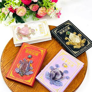 New Product Handmade Notebook with <strong>Heart</strong> <strong>Stone</strong> Cute the <strong>Book</strong> <strong>of</strong> Answers Diary for Inquire About Everything - Product Image 1
