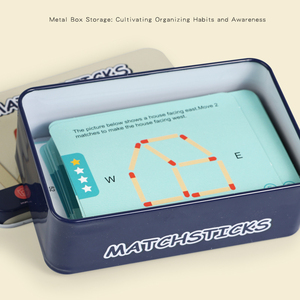 CE CPC All'ingrosso Scatola Metallica Creativa <span class=keywords><strong>con</strong></span> Fiammiferi, Gioco Educativo Divertente per Esercizi Mentali per Bambini - Product Image 6